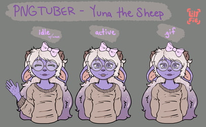PNG-TUBER : Yuna the Sheep