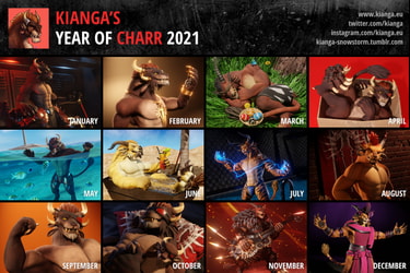 Kianga's Year of Art 2021 (Charr Edition)