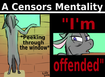 The Censorship Mentality (Quick Comic)