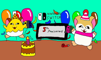 Happy Birthday Penelope and Nintendo Switch!
