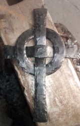 forged Celtic cross