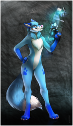 Commission: Crystal the vixen