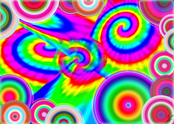 Computer Art 1 - Distorted Rainbows