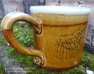 Winged Mug, Handle and Opposite Side Detail