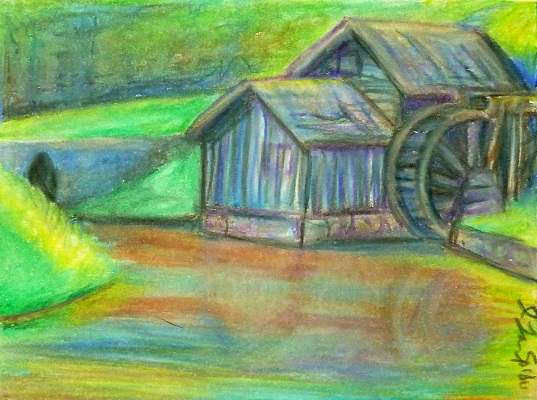 ACEO--Mabry Mill