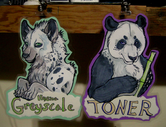 Greyscale and Toner badges!