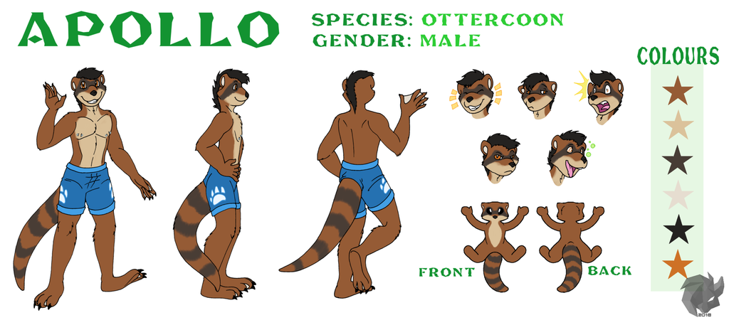 Apollo Ottercoon Reference Sheet