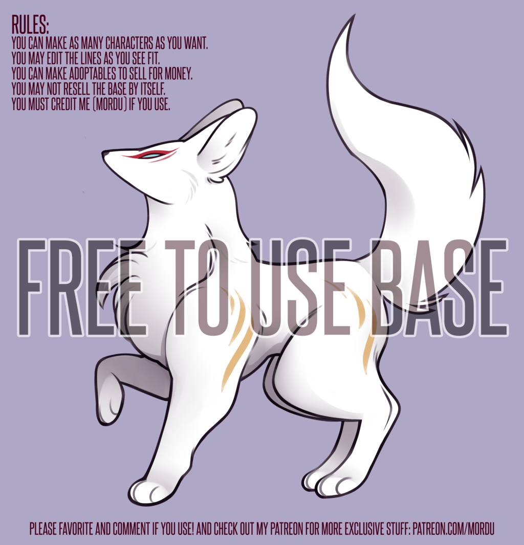 Free to Use Kitsune / Fox Base