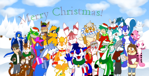 [Old Art] 2009 xmas picture by Rawr