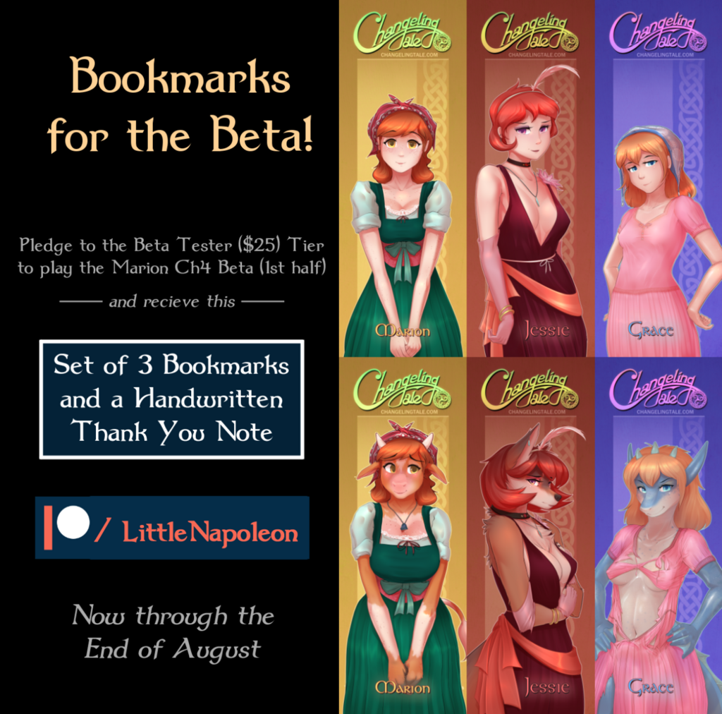Bookmarks for the Beta (CT Merch!)