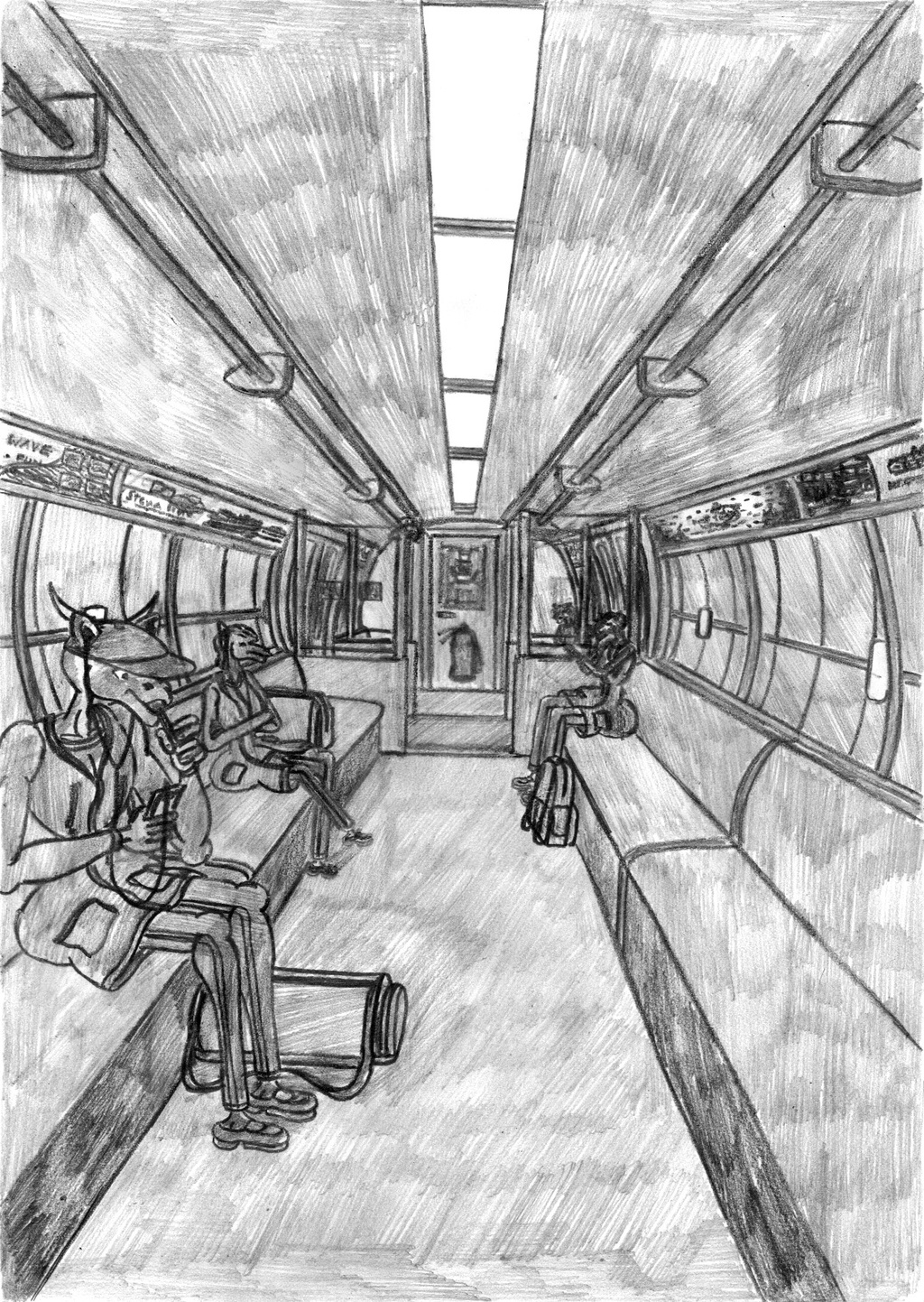 Interior Underground Train