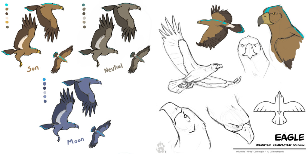 Zuni Eagle -Character Design