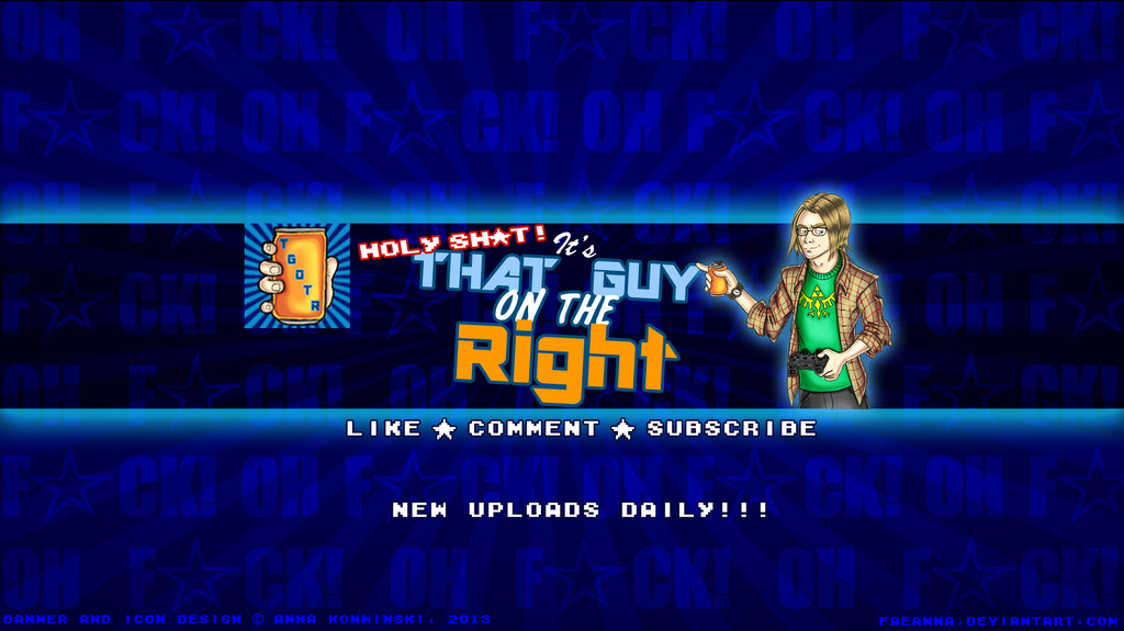 Most recent image: Thatguyontheright1 YouTube Banner and Icon