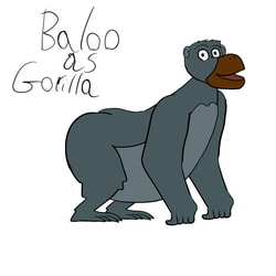 Baloo as Gorilla