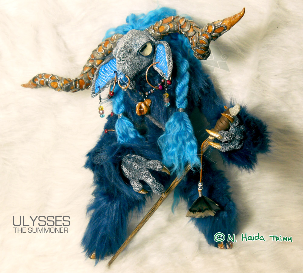 Ulysses - OOAK Goat Art Doll