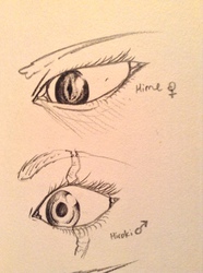 Hiroki and Hime's Eyes