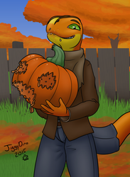 T-Rex Pumpkin Carving