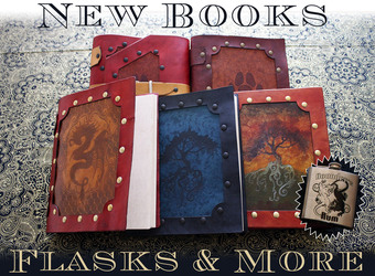 Syndactyl Arts Books and Flasks Available!