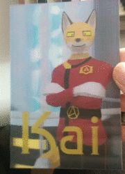 3D Lenticular Badge - Kai