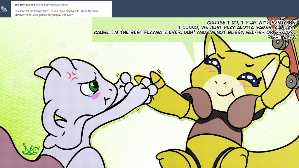 Baby Mewtwo replies question #75