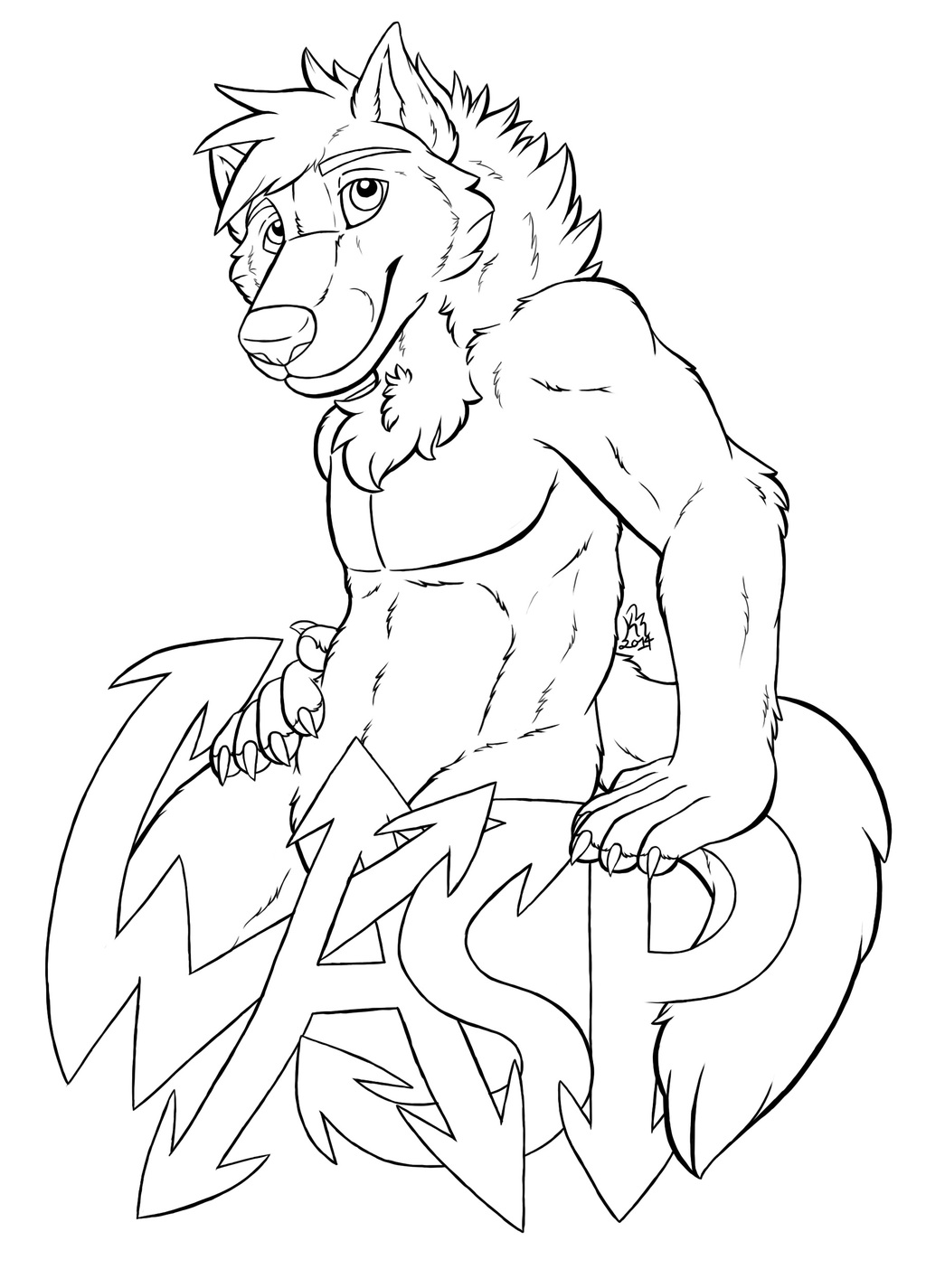 Commission: Wasp2012 Badge Lines