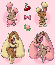Buneary and Lopunny Sticker Sheet