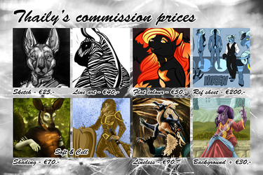 Price list commissions 2015