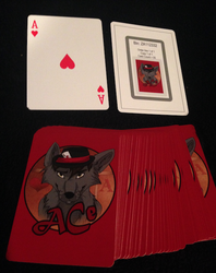 What better gift for an Ace of Hearts fox, than some cards?! :D