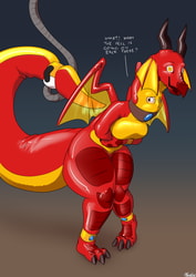 Avarisa the Inflatable Dragon #3
