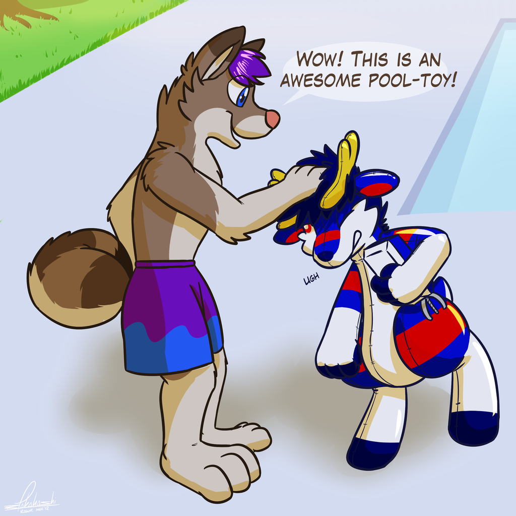 Being an awesome pool-toy by Rawr (1/4)