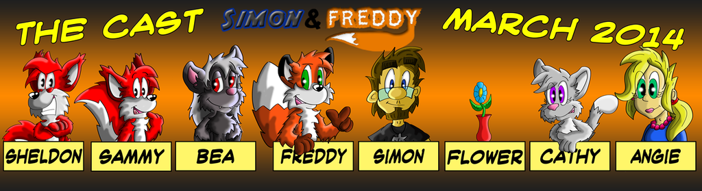 Simon and Freddy - The cast