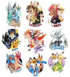 FWA 2013 Pokemon Badges