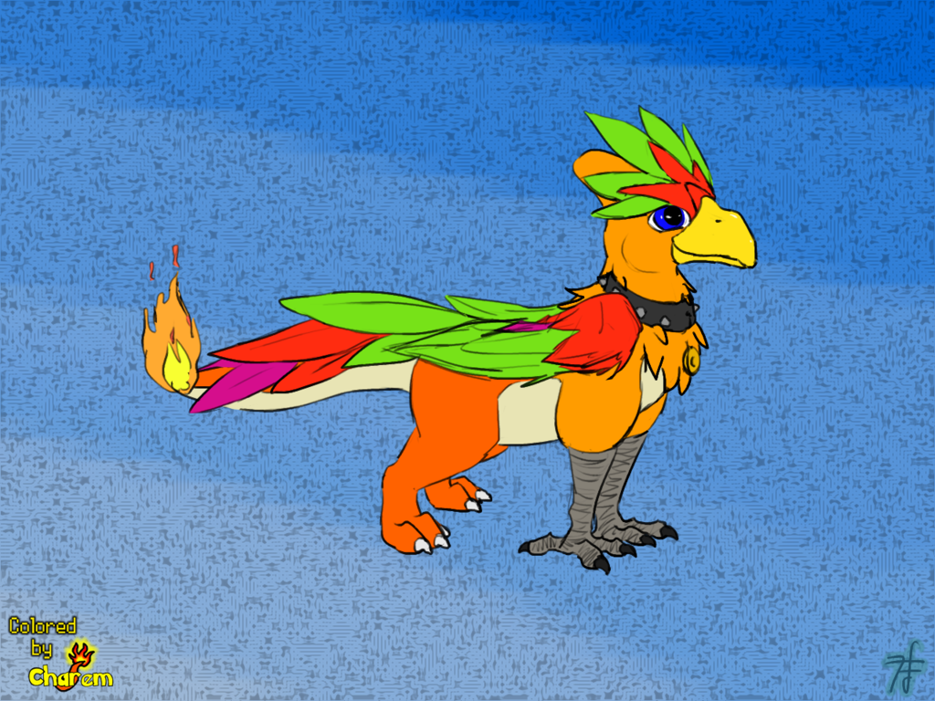 Charem the Gryphmeleon - by CongruentPartisan & Me