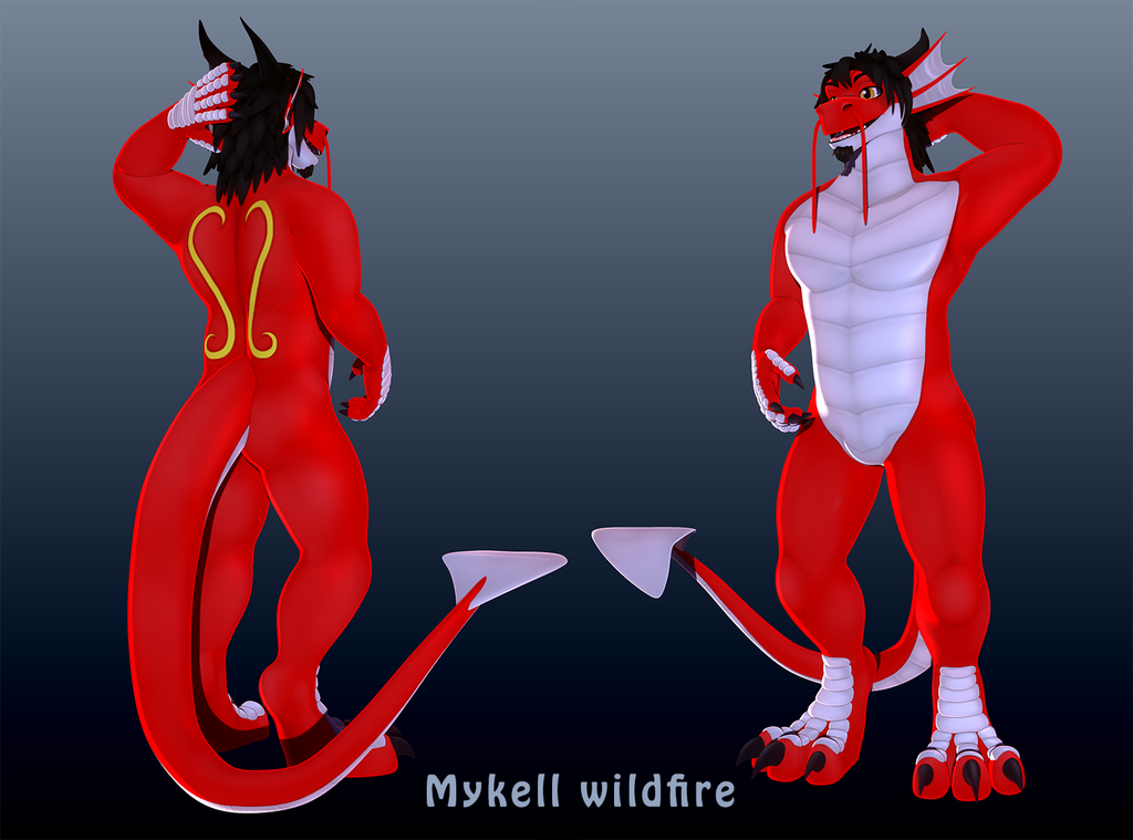 Most recent image: Mykell 3D VRChat Model
