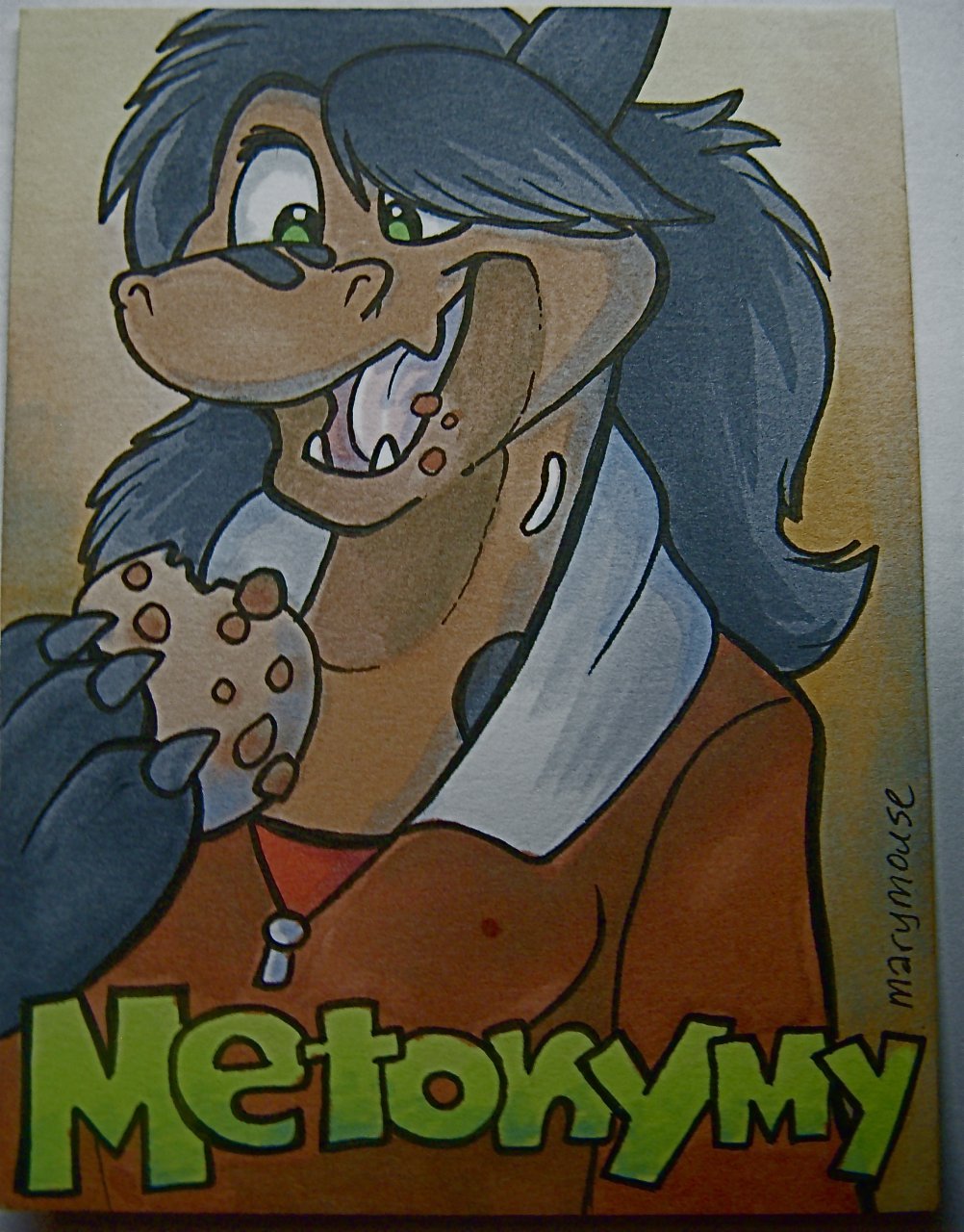 Metonymy Badge by Mary Mouse
