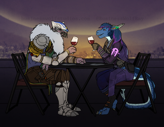 Taya on a Date with Variks [Comm]