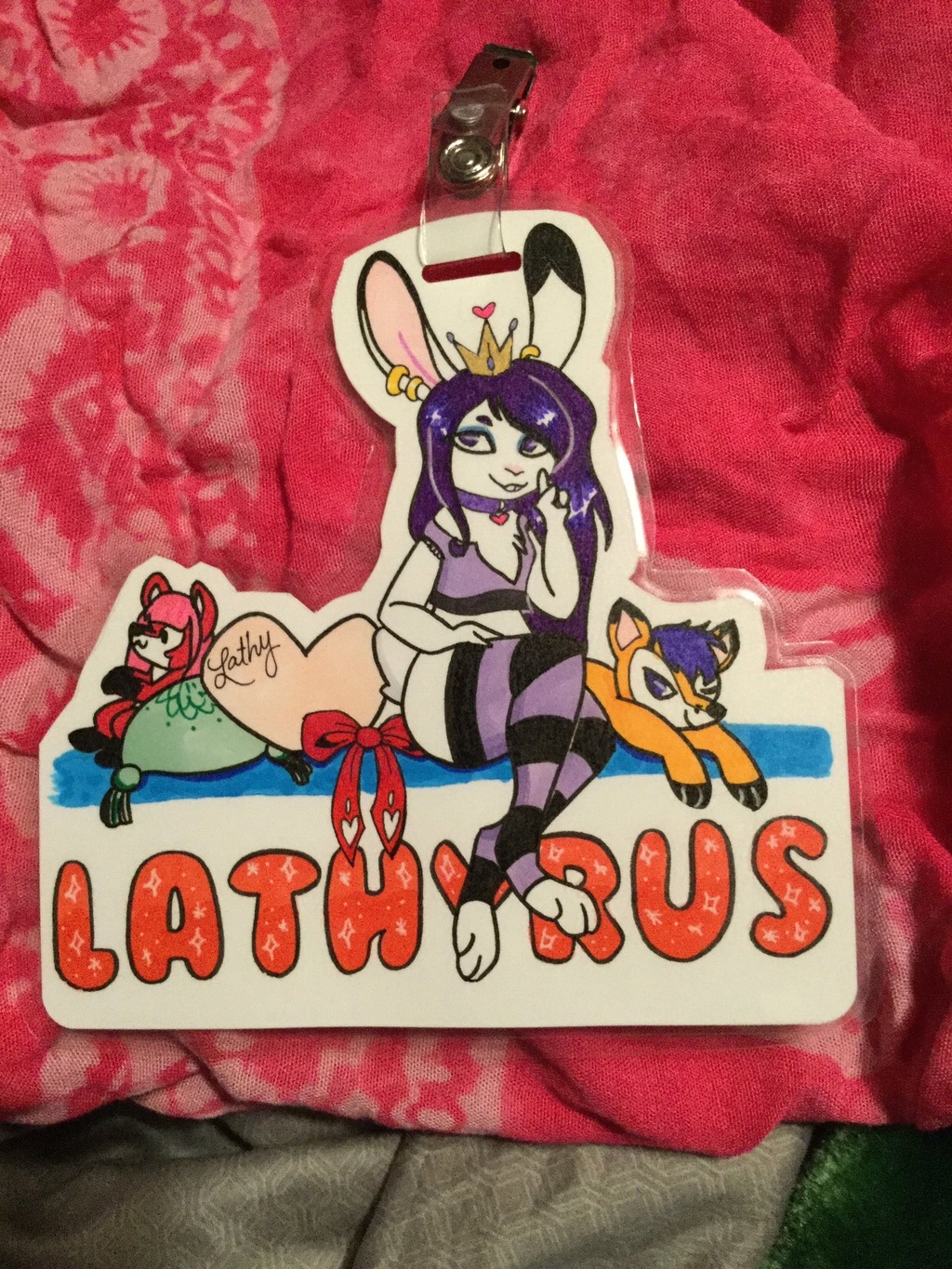 Lathyrus Bunny Badge