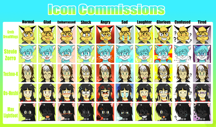 Icon Commission Batch 1