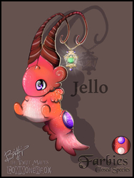 Jello the farble! (gift art/adoptable)