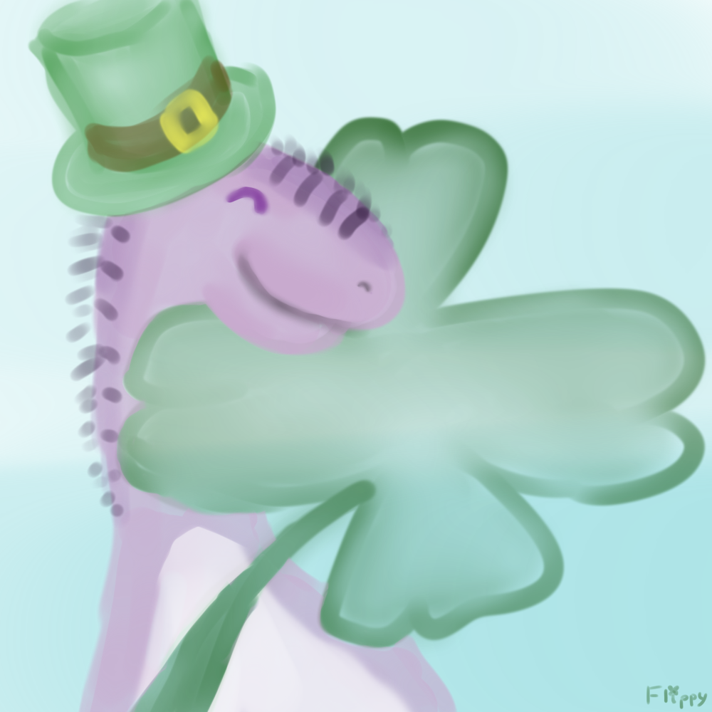 Fliposaurus St Patrick's Day Icon