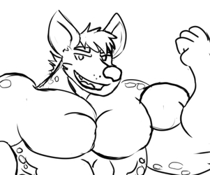 Sketchmission: Big Buff Hyena Guy
