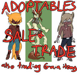 Adopts/Gaia Items for Sale and Trade