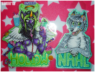 Hollow & Nahl Bust Badges