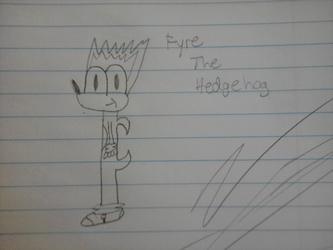 Fyre The Hedgehog Reference