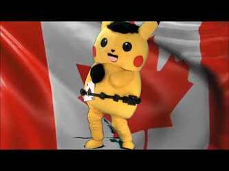 Mascot Fursuiting: Ace Spade the Pikachu Sings "O Canada" in Pokemon-Speak (Canada Day Special)