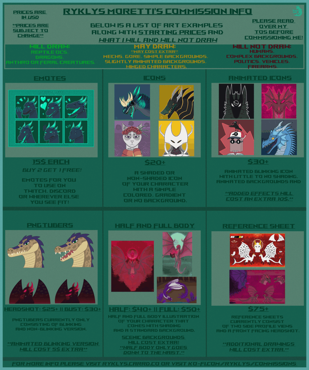 Ryklys Commission Prices + Info