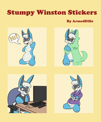 Commission: Stickers for Winston