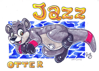 MFF badge: Jazz Otter