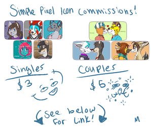 Simple Pixel Icon Commissions!