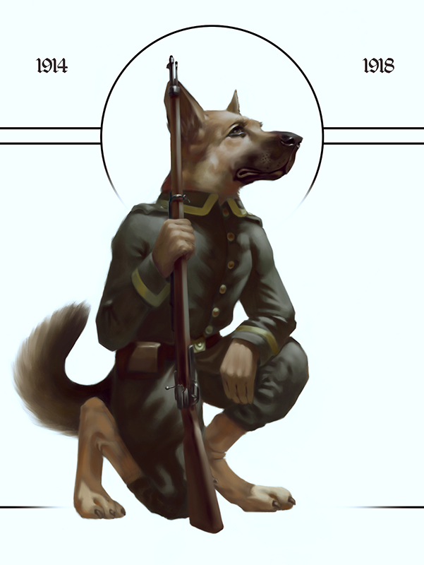 WW1 Doggos - German Shepherd
